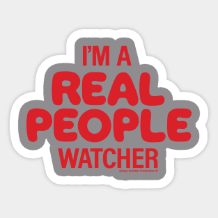 Real People Watcher Sticker